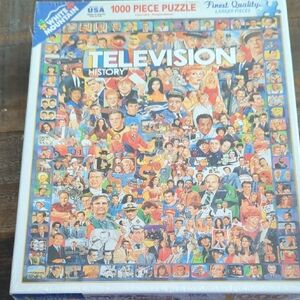 White Mountain Colorful Television History Puzzle